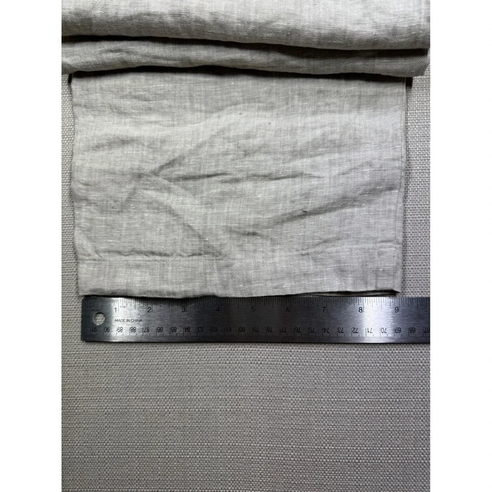 Quince Mens 100% European Linen Pants Driftwood Beige Elastic Waist Trousers NWT